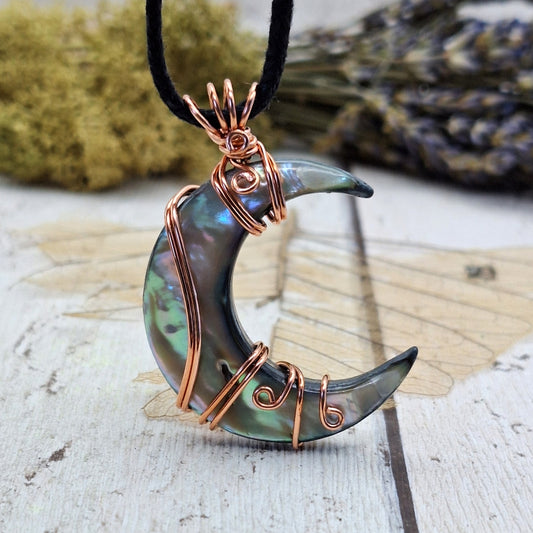 half moon necklace