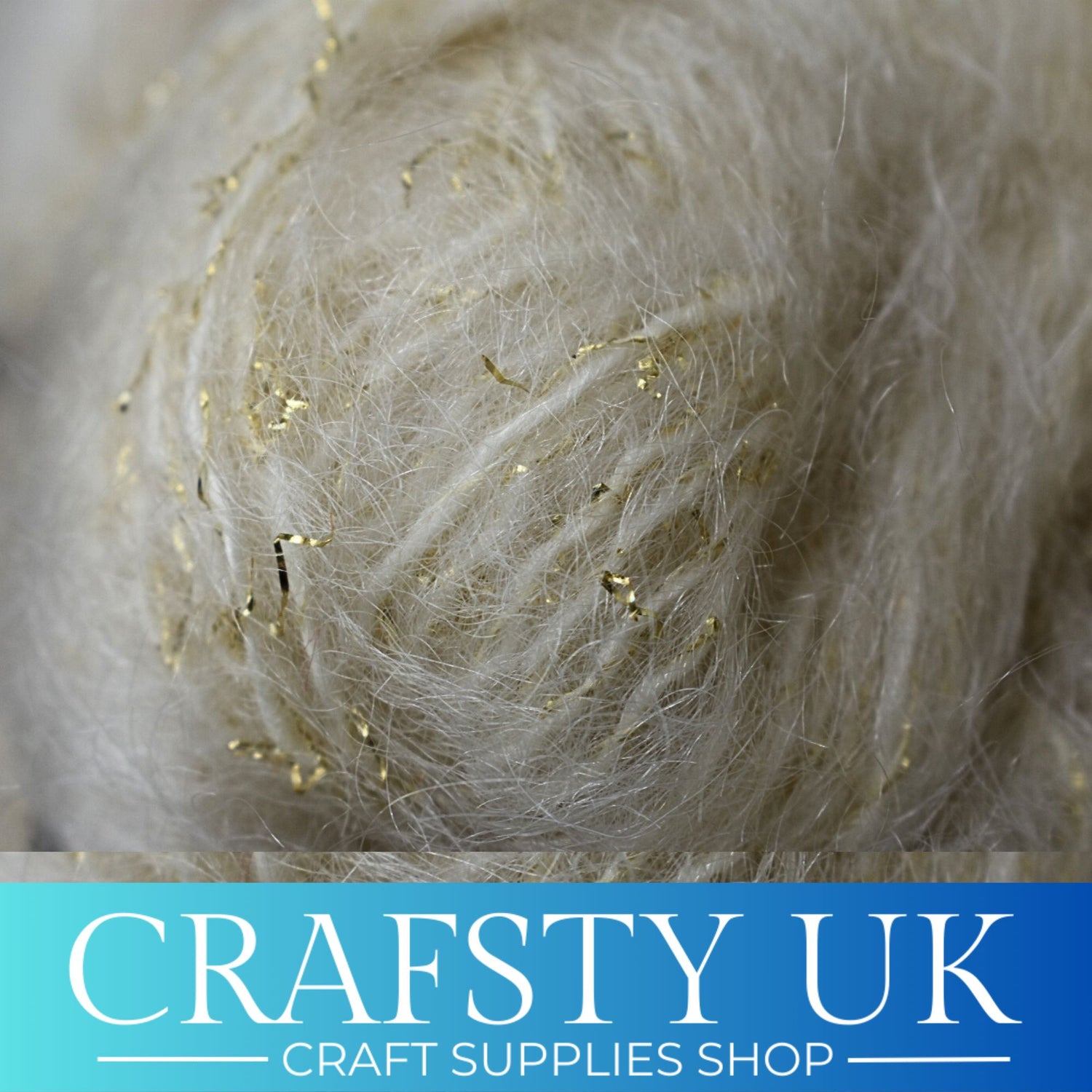 cream mohair yarn 