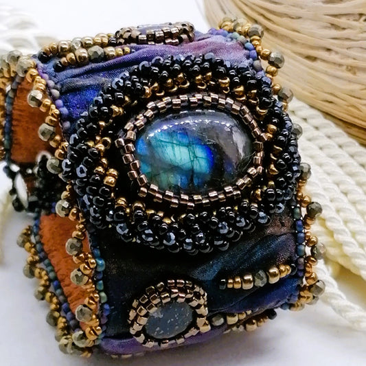 Silk Bracelet - Shibori Bracelet