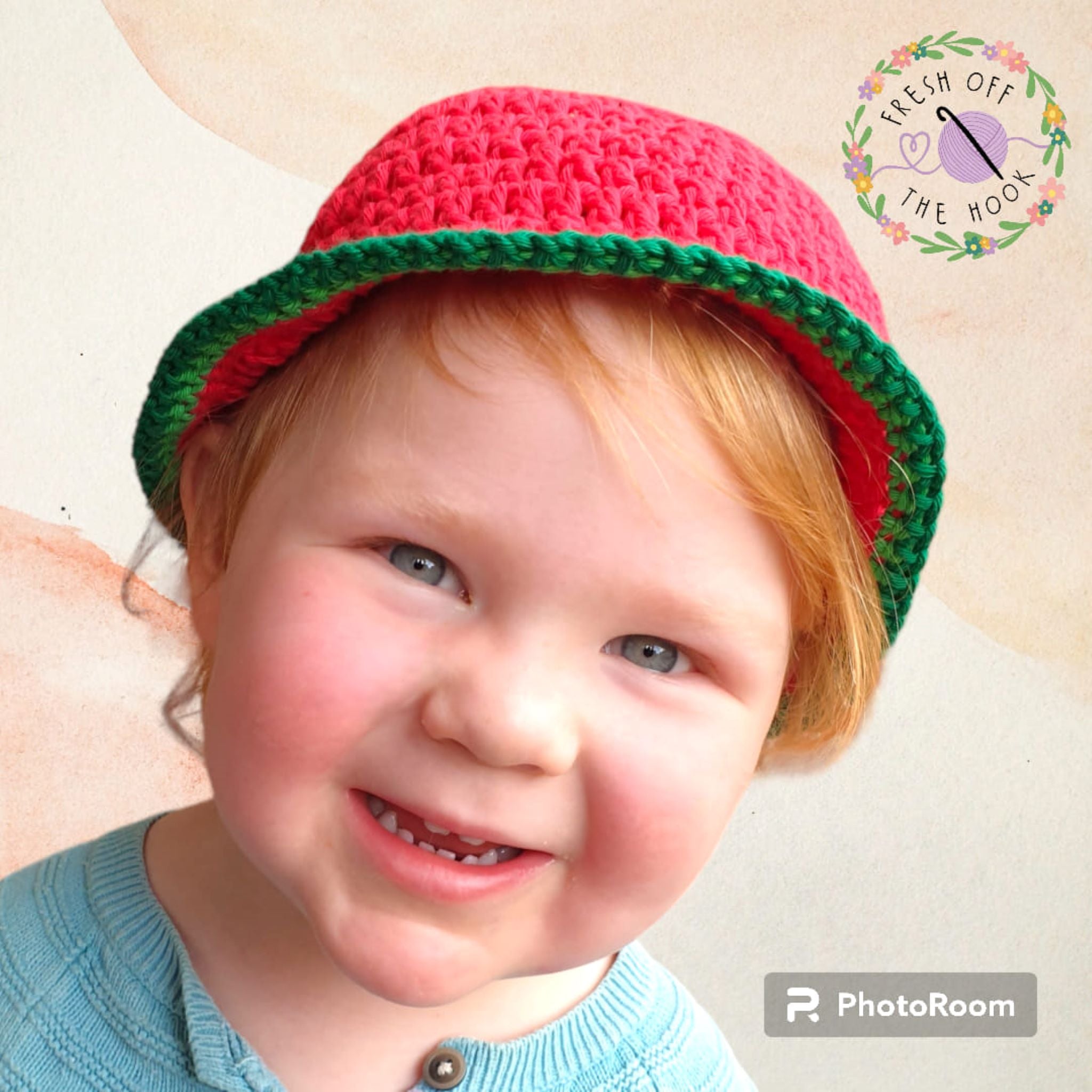 Watermelon Bucket Hats Crochet Bucket Hat Beautifully Handmade UK