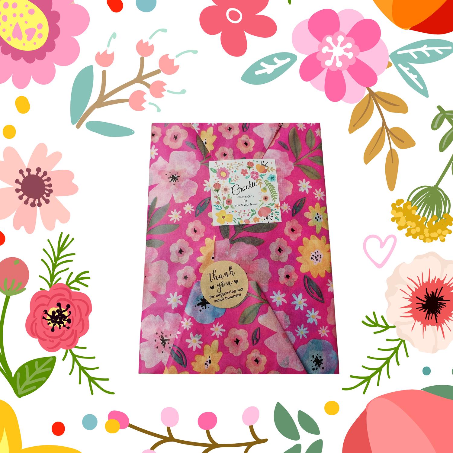 peach daisy earrings