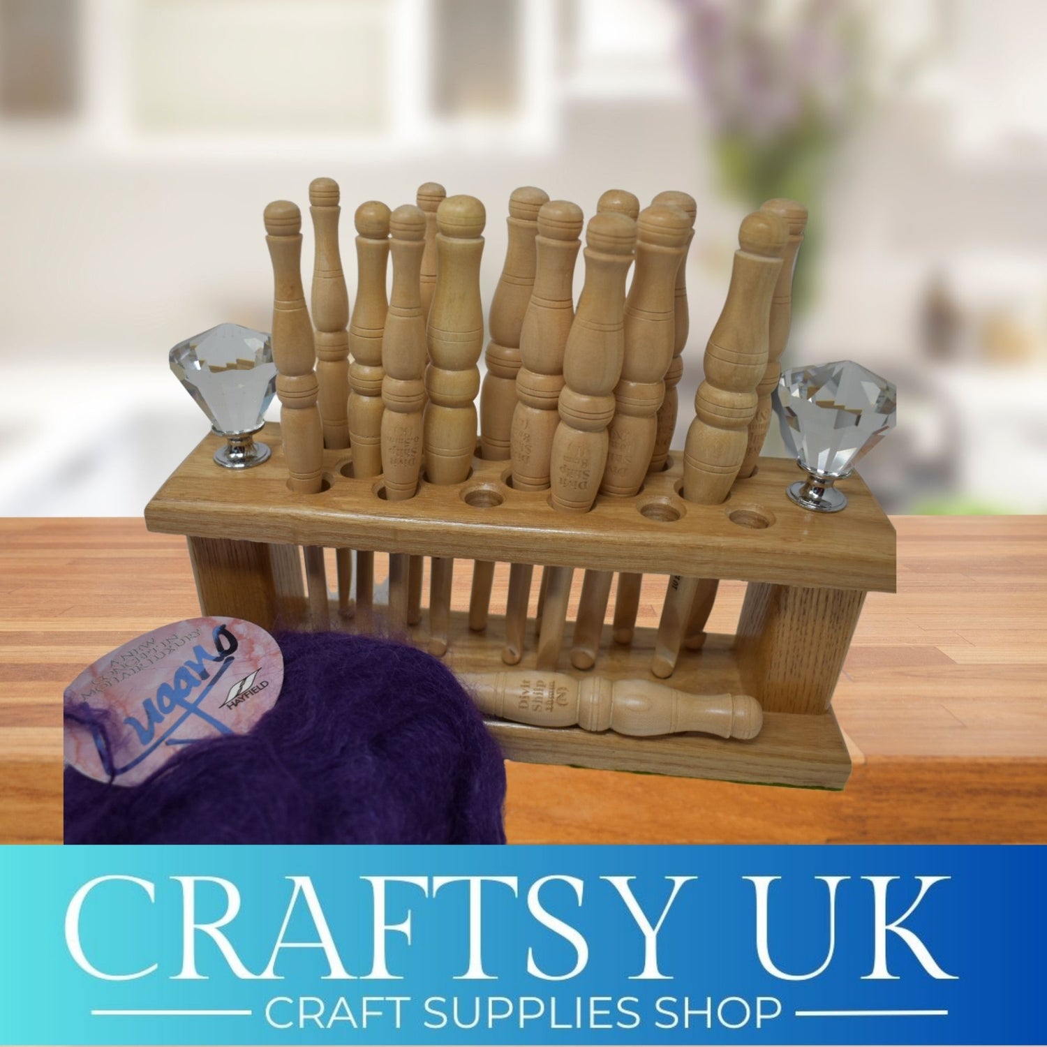 luxury wooden crochet hooks