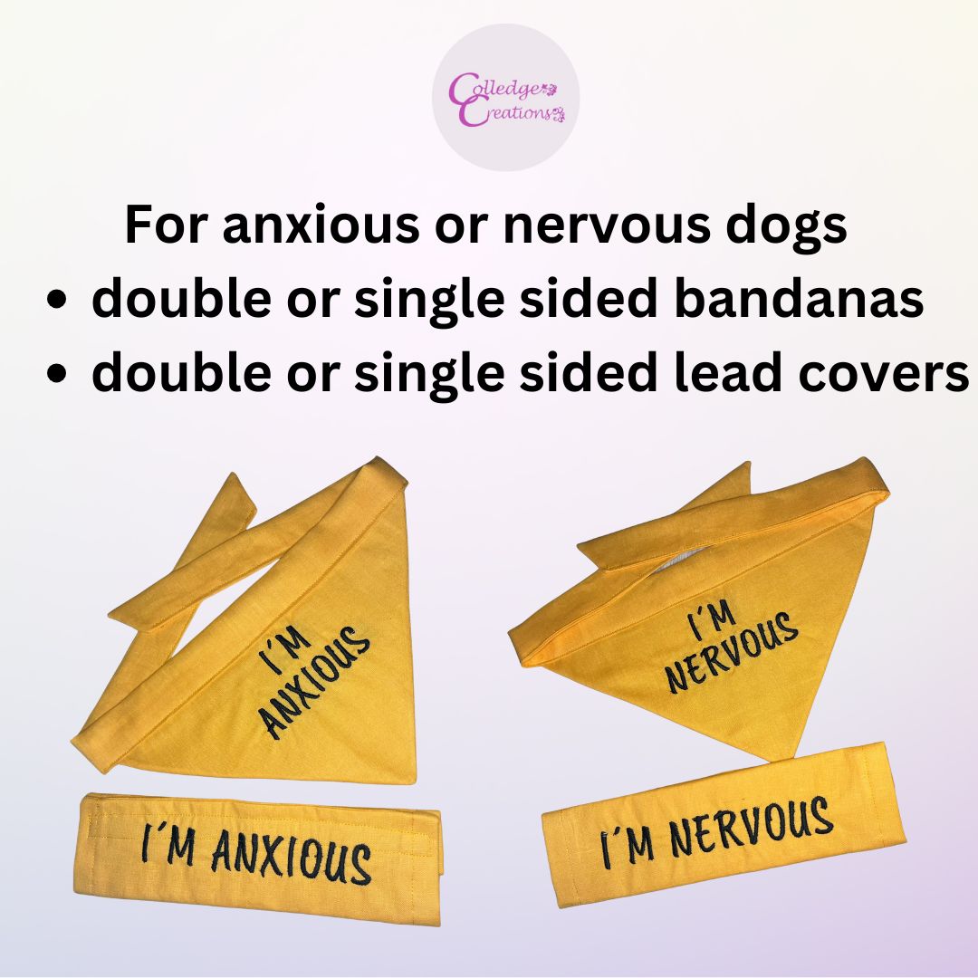 personalised dog bandannas
