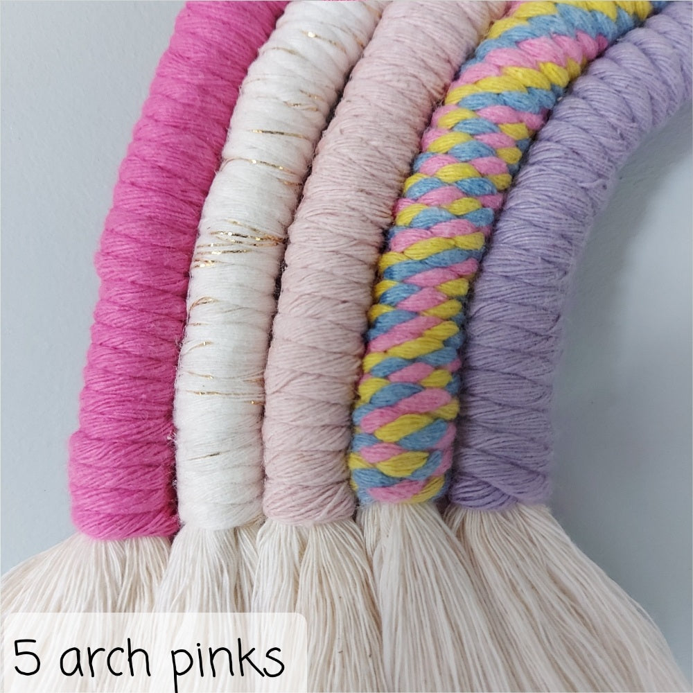 Macrame Rainbow Wall Hanging – Christmas Gift