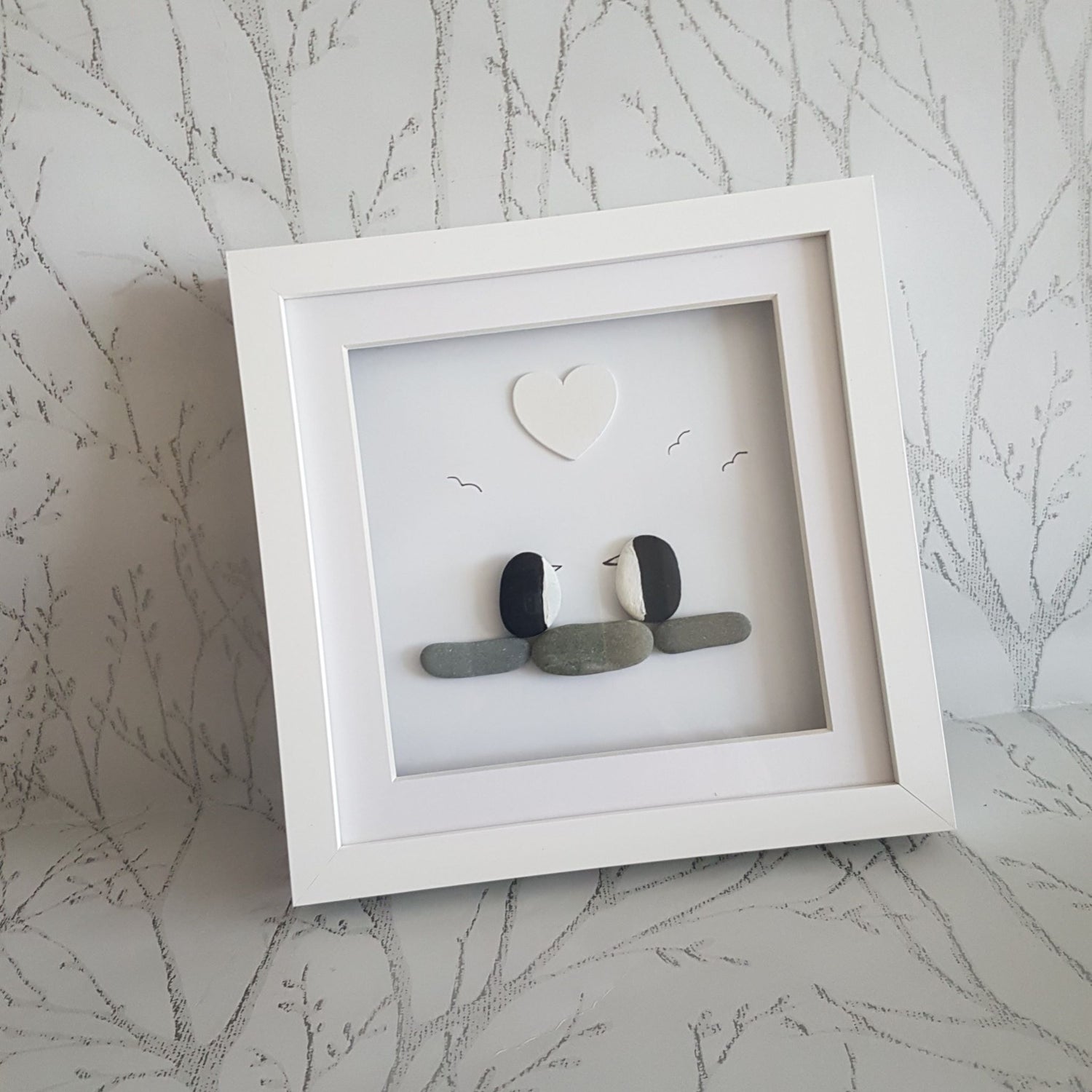 thumbnail image 2 of Personalised You Are My Penguin Red Love Pebble Card Gift Box With Names Anniver 2 of 14