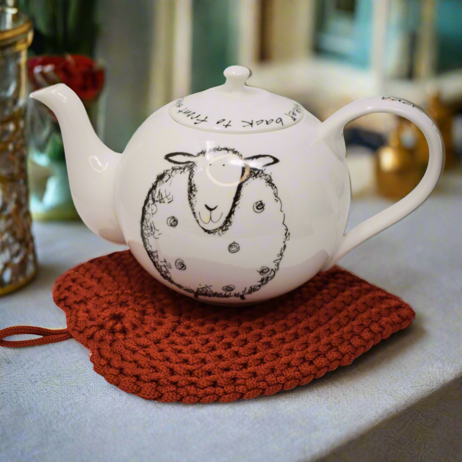 handmade stylish crochet coasters