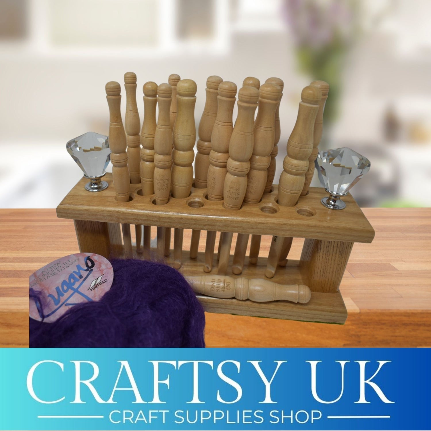 luxury wooden crochet hooks