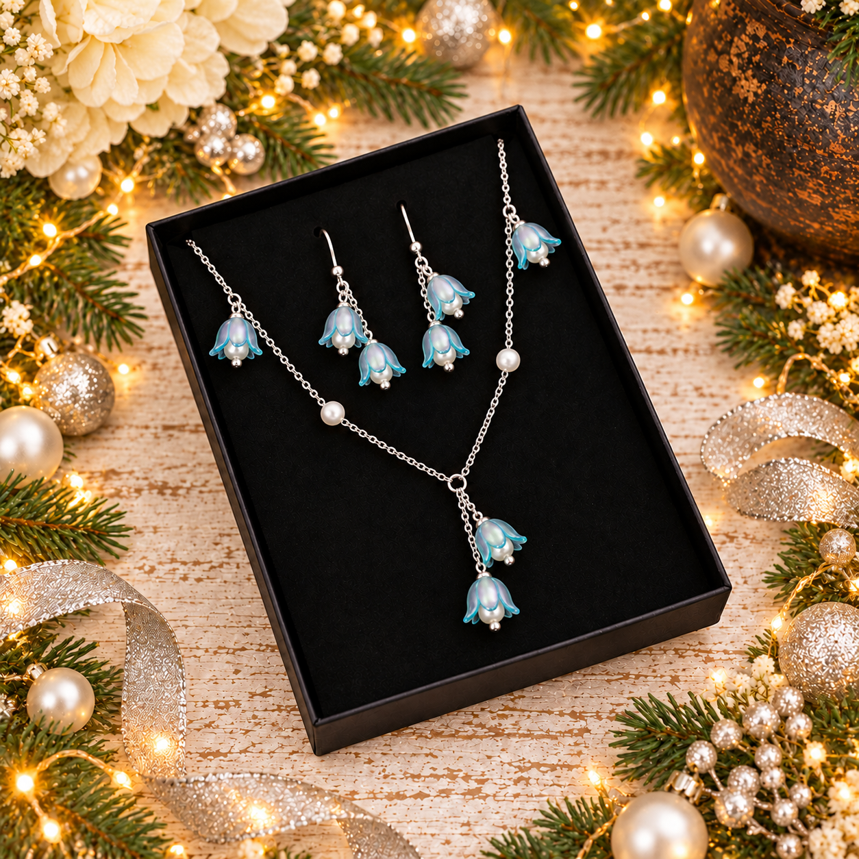 Handmade Tulip Floral Jewellery – Christmas Gift