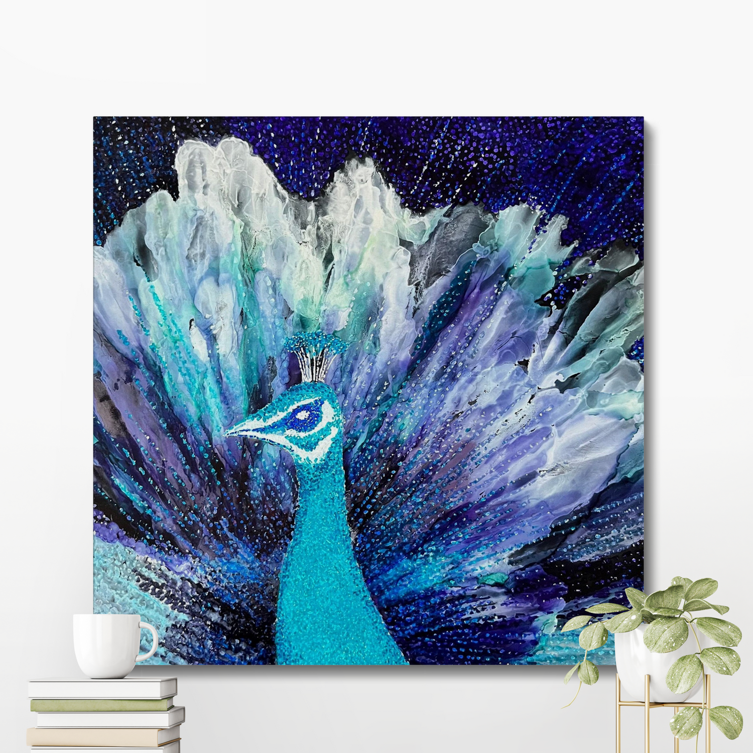 peacock-paintings