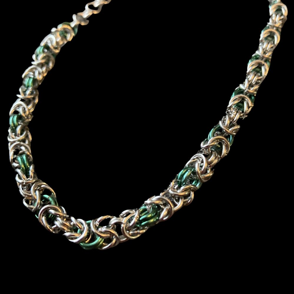 byzantine weave chain maille