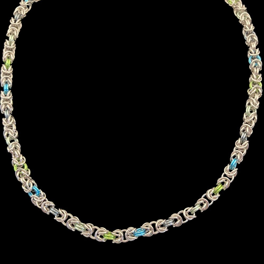byzantine weave chain maille
