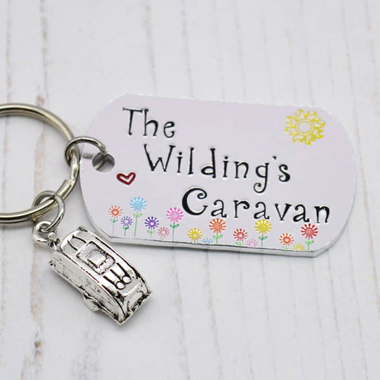 personalised-caravan-keyring