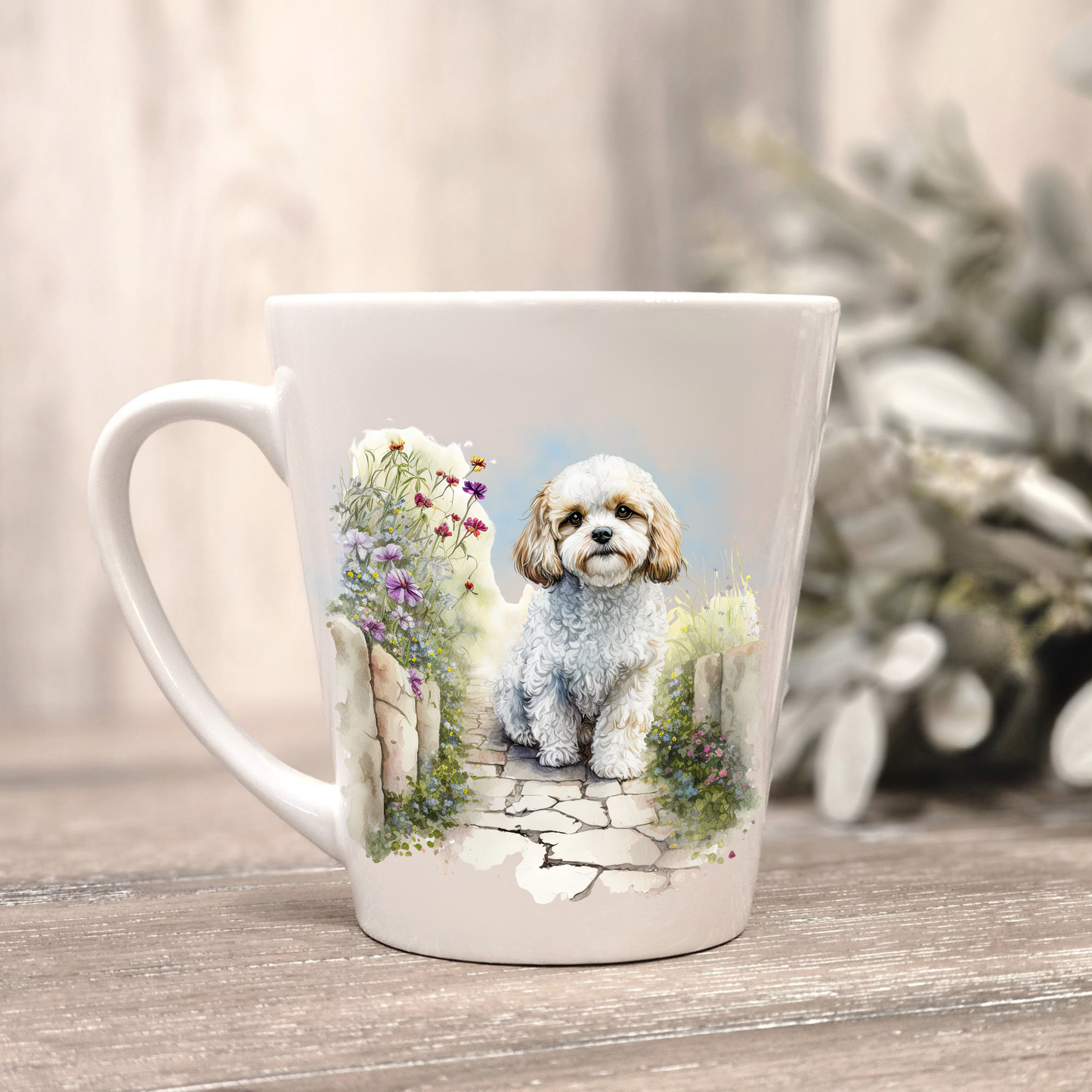 Cavachon Ceramic Latte Mugs Gifts - Cavachon Latte Coffee Mugs