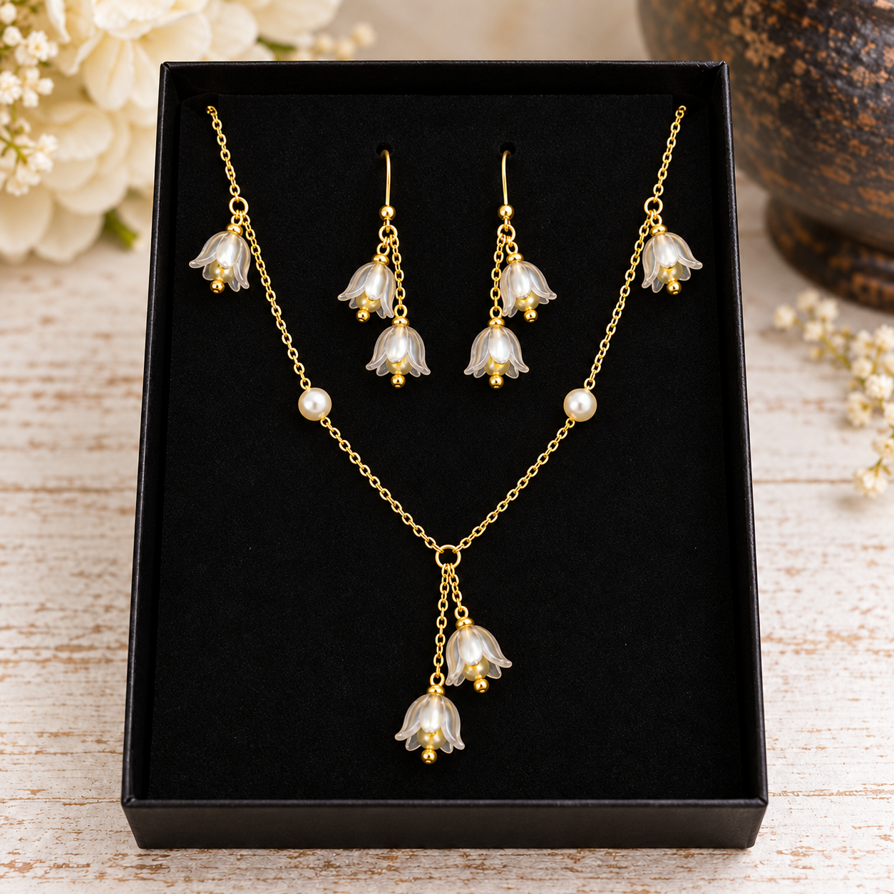 Handmade Tulip Floral Jewellery – Christmas Gift