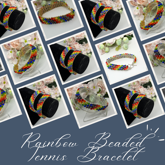 clustered tennis bracelet