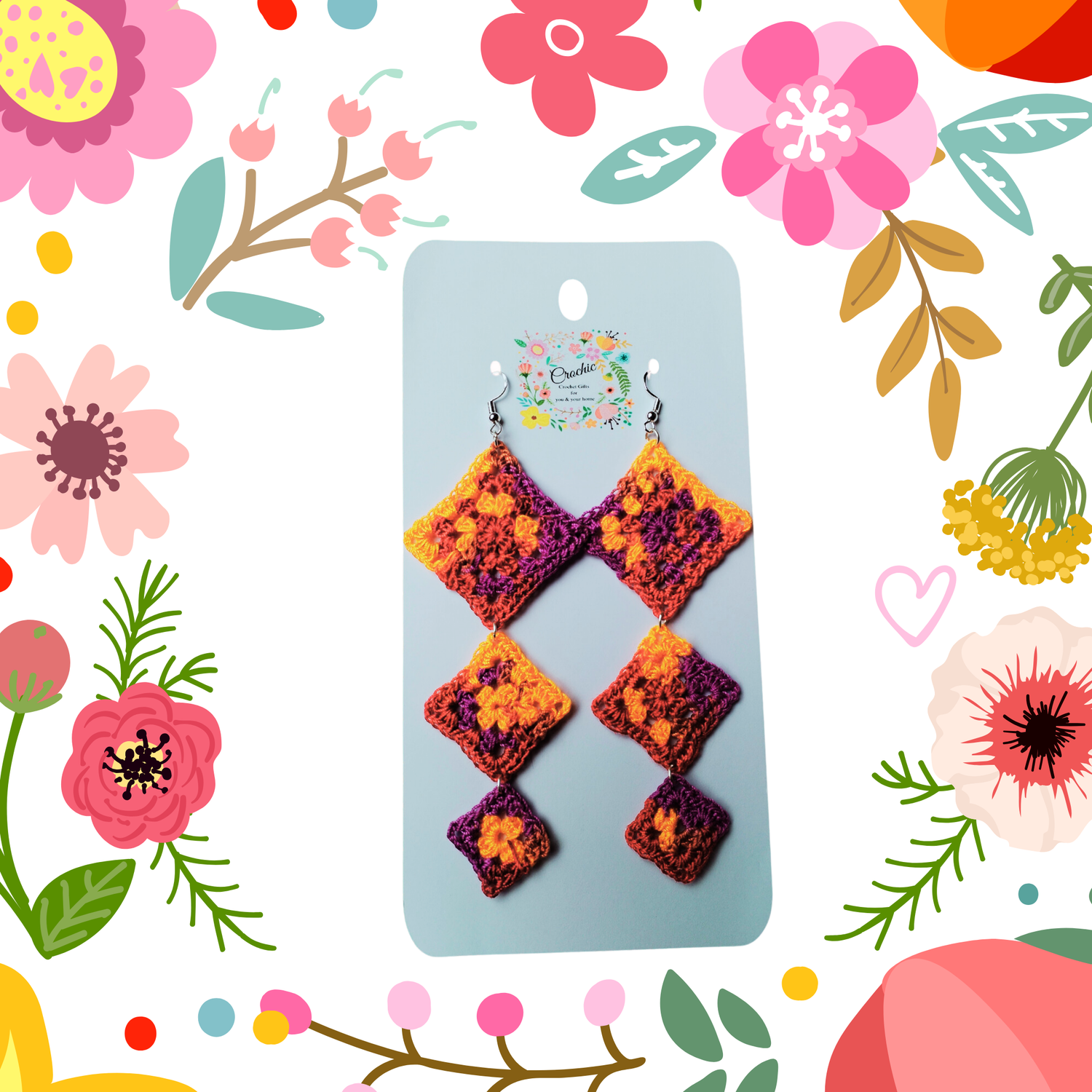 yellow earrings
