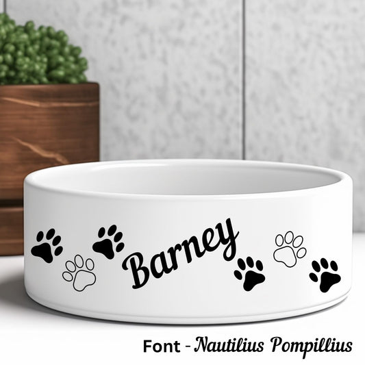 Personalised Dog Bowl - Pet Water Bowl