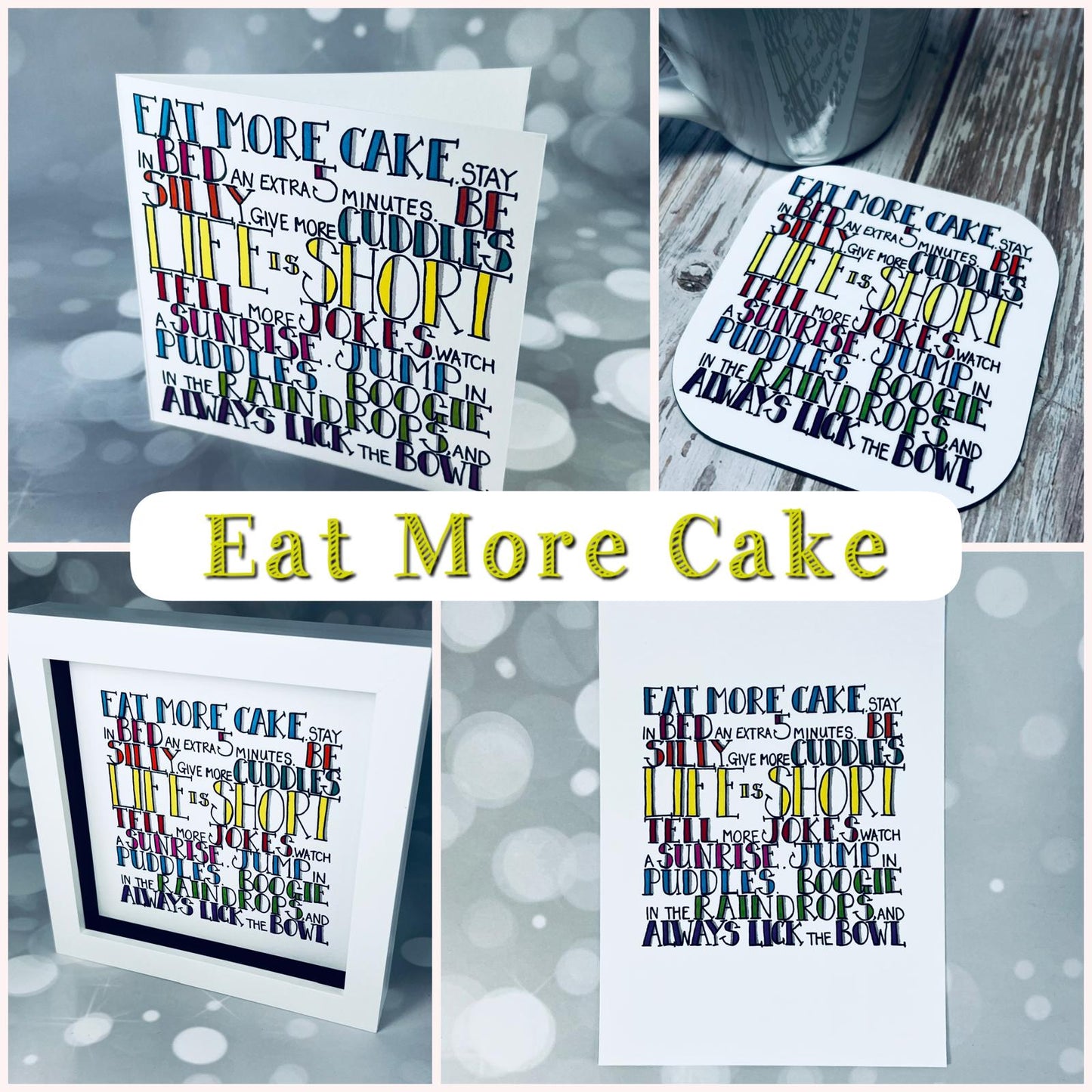 handmade birthday cake card