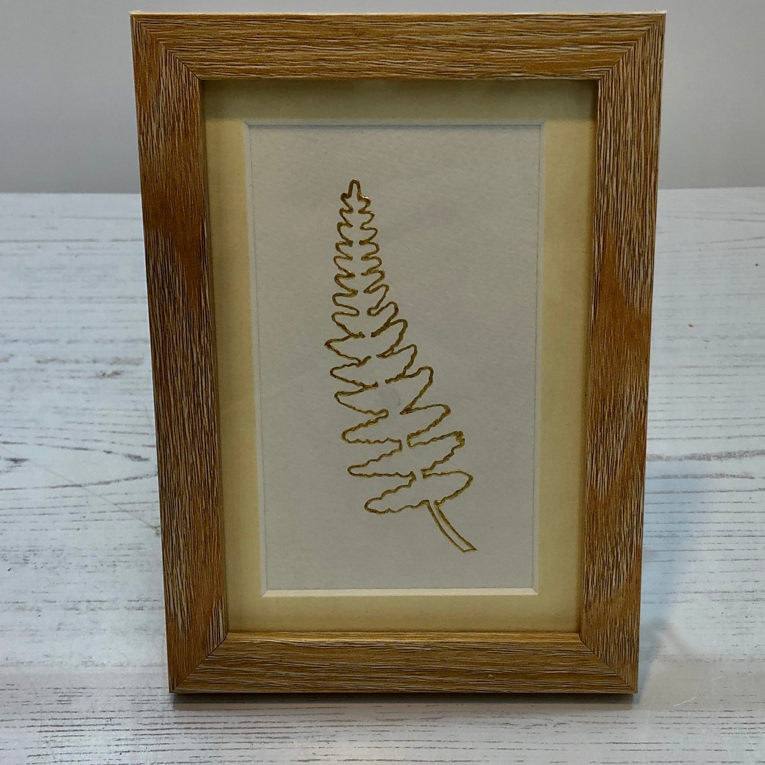 miniature fern skeleton