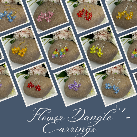 dangle-flower-earrings