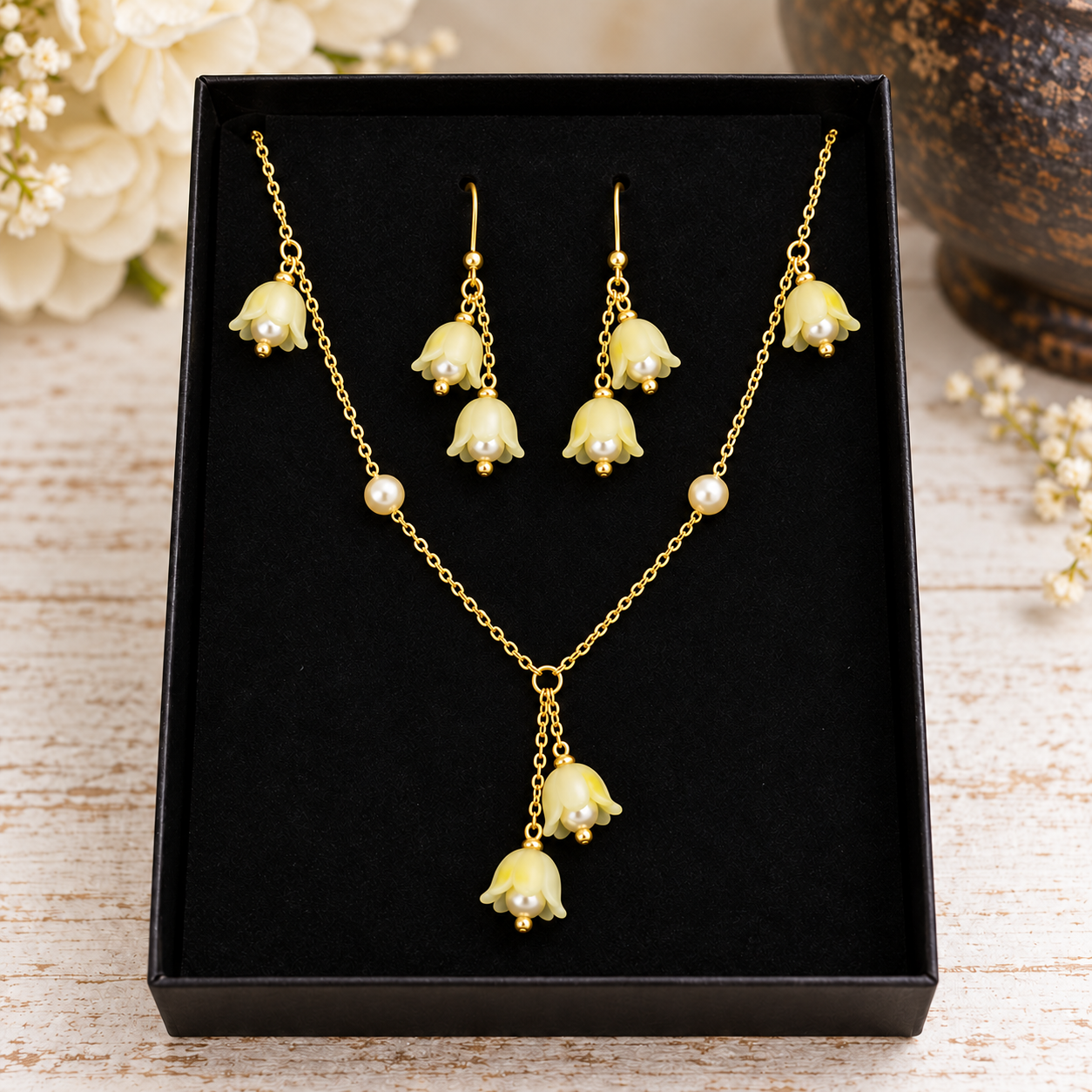 Handmade Tulip Floral Jewellery – Christmas Gift