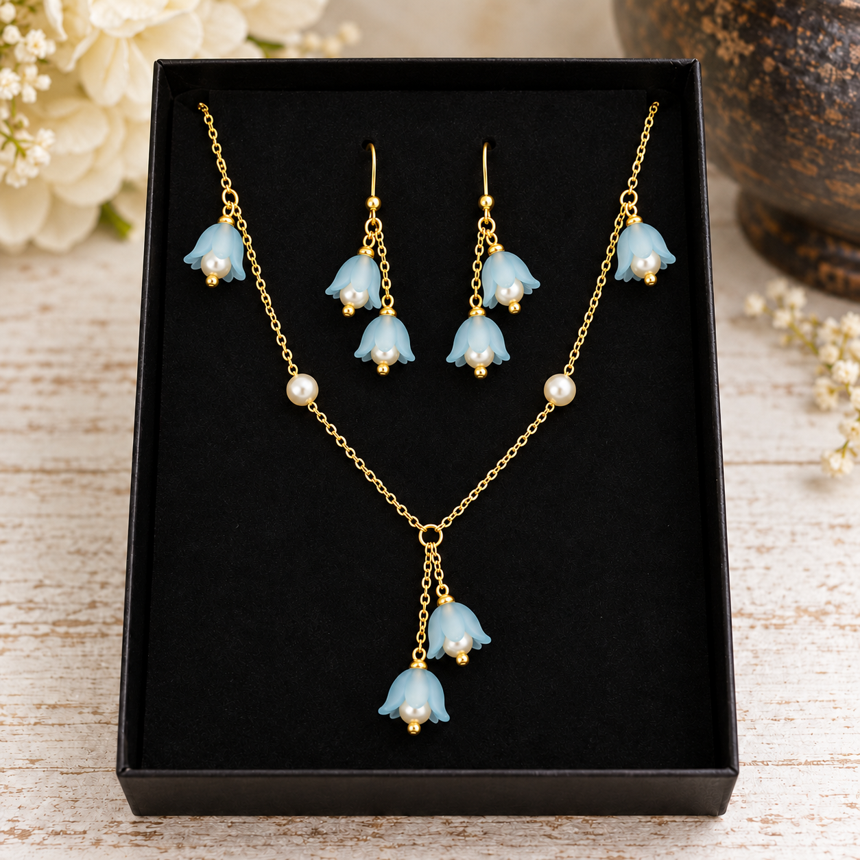 Handmade Tulip Floral Jewellery – Christmas Gift