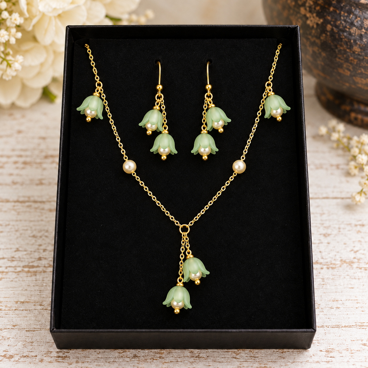 Handmade Tulip Floral Jewellery – Christmas Gift