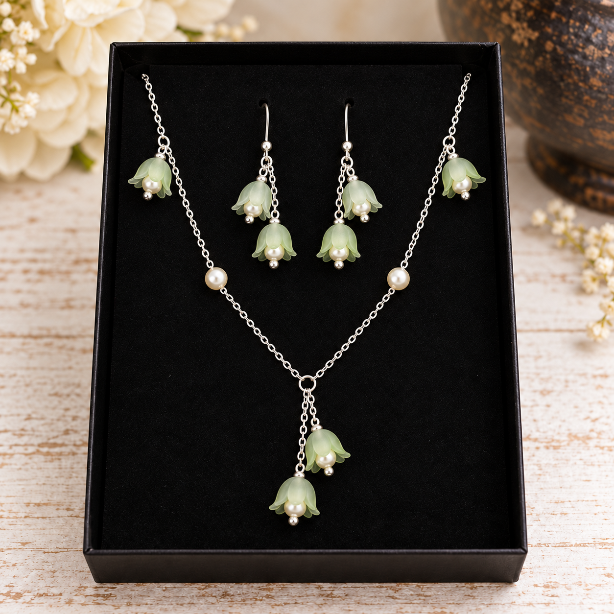Handmade Tulip Floral Jewellery – Christmas Gift