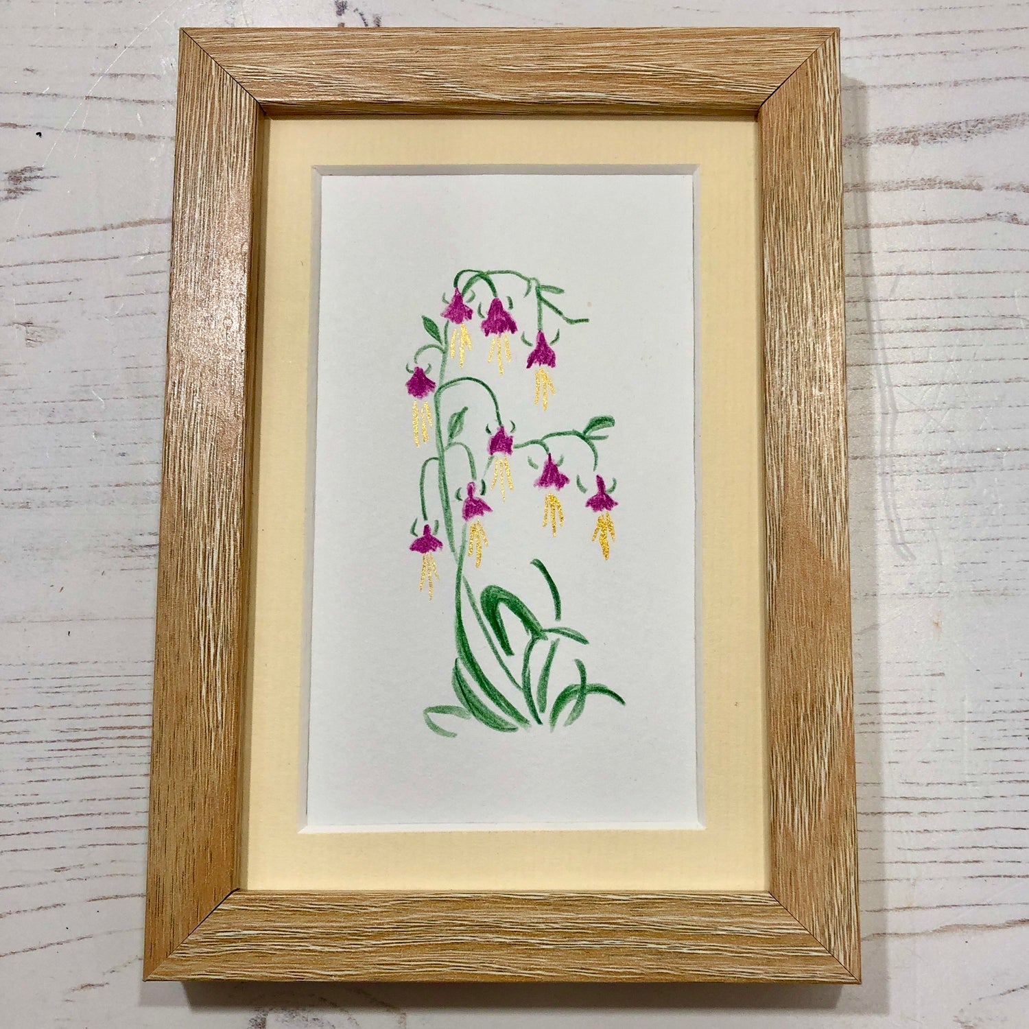 watercolour fuchsia 
