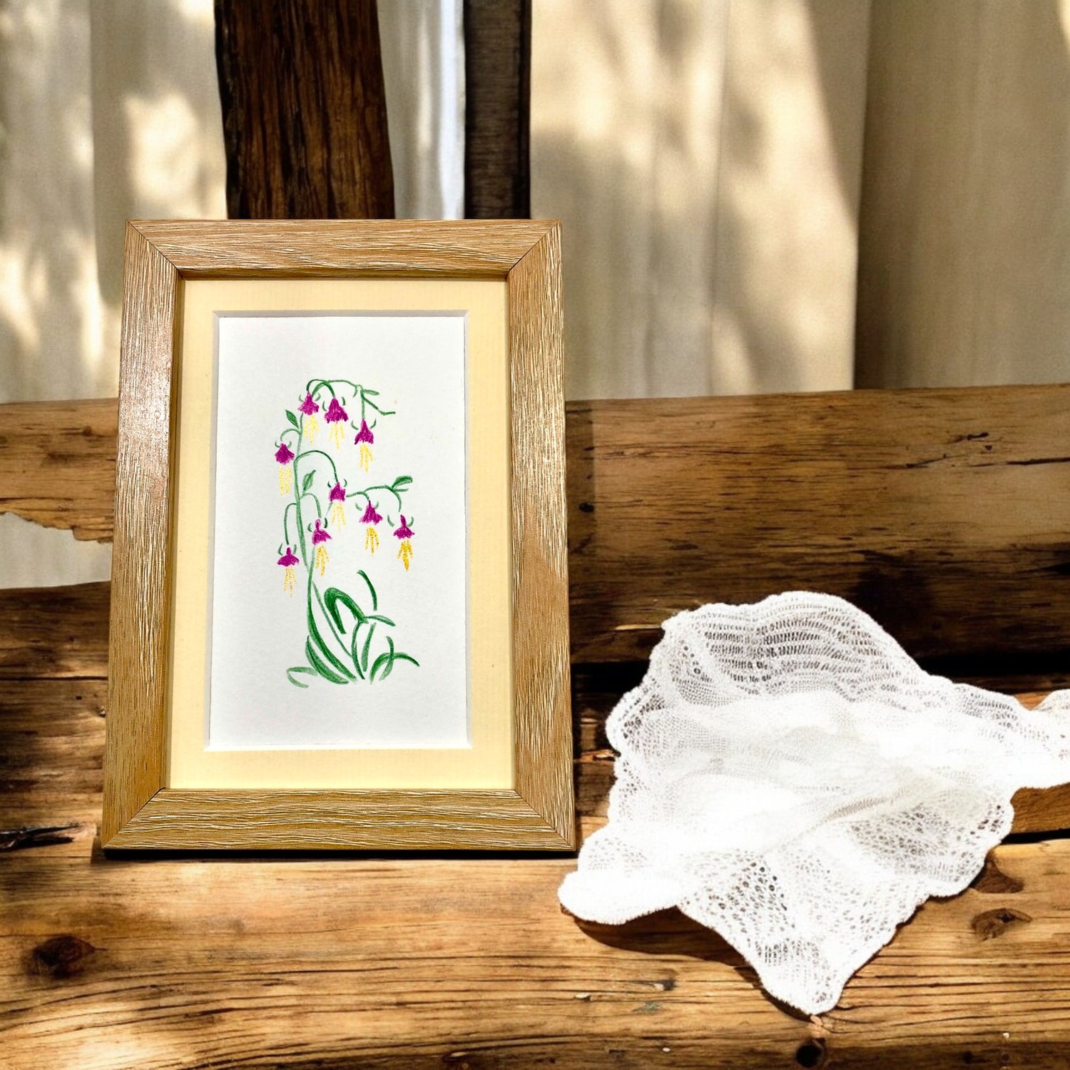 watercolour fuchsia 