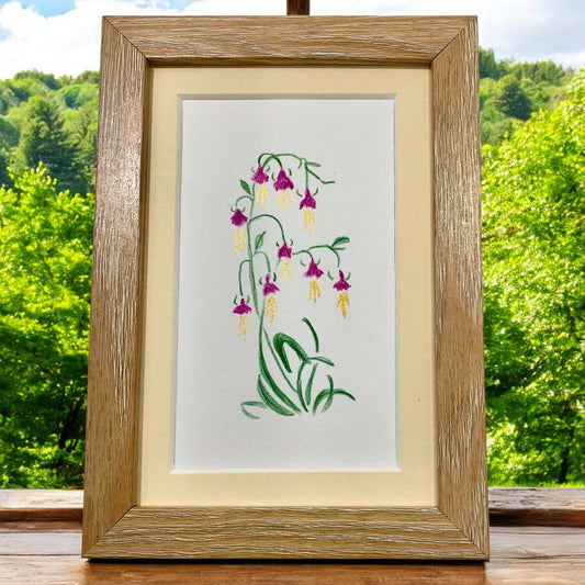watercolour fuchsia 