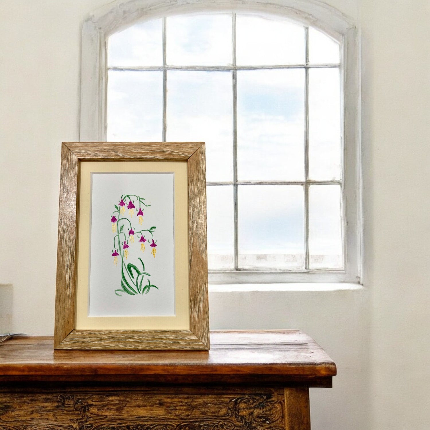 watercolour fuchsia 