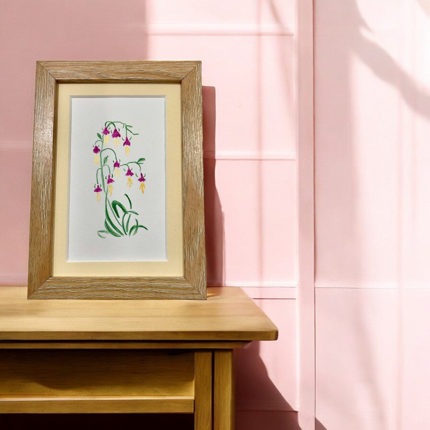 watercolour fuchsia 