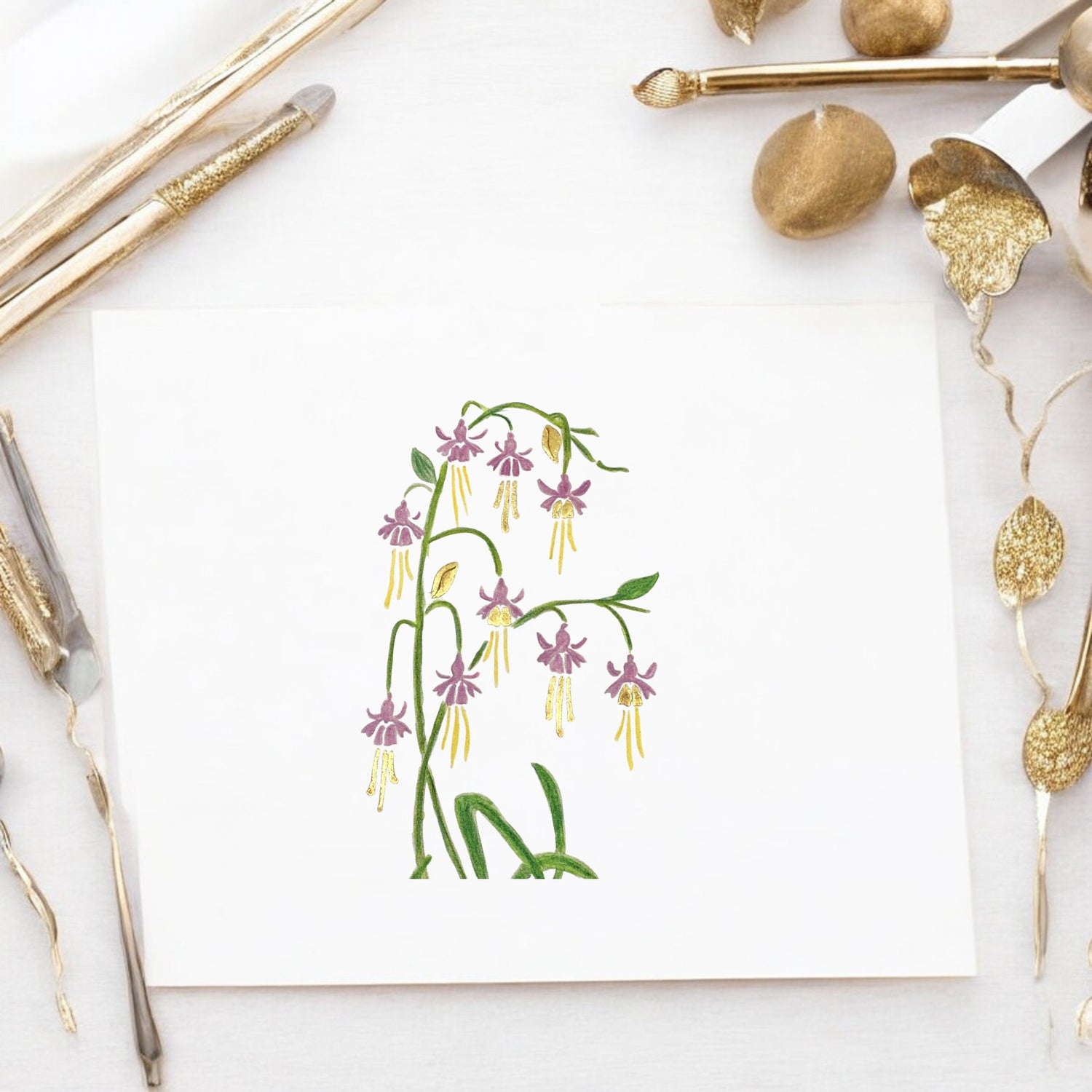 watercolour fuchsia 