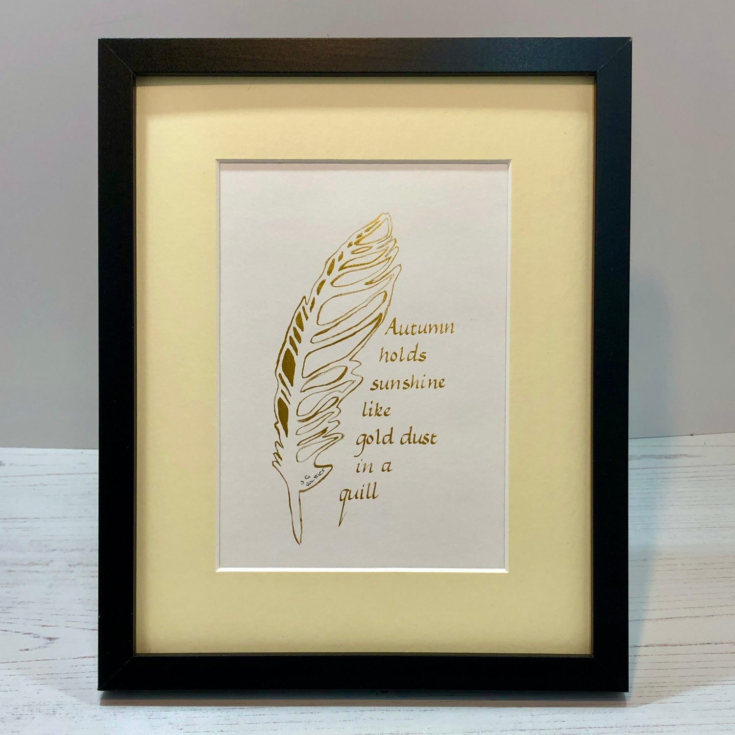 traditional dip pen poem