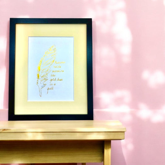 traditional dip pen poem