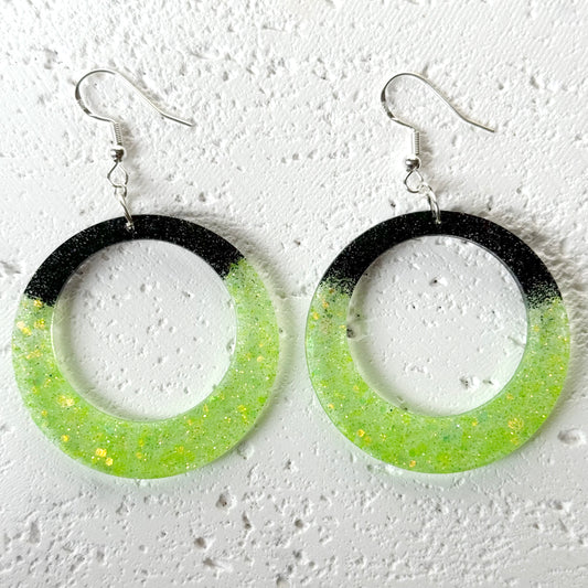 modern resin earrings