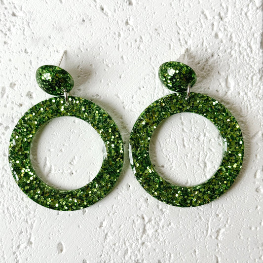 resin earrings