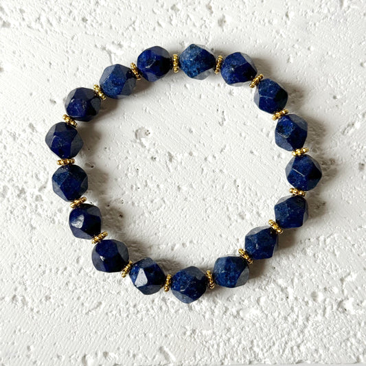 blue natural stone bracelet