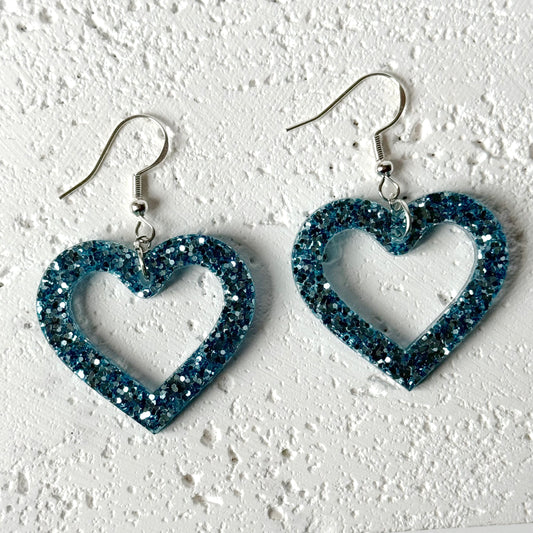 Heart Earrings | Resin Earrings