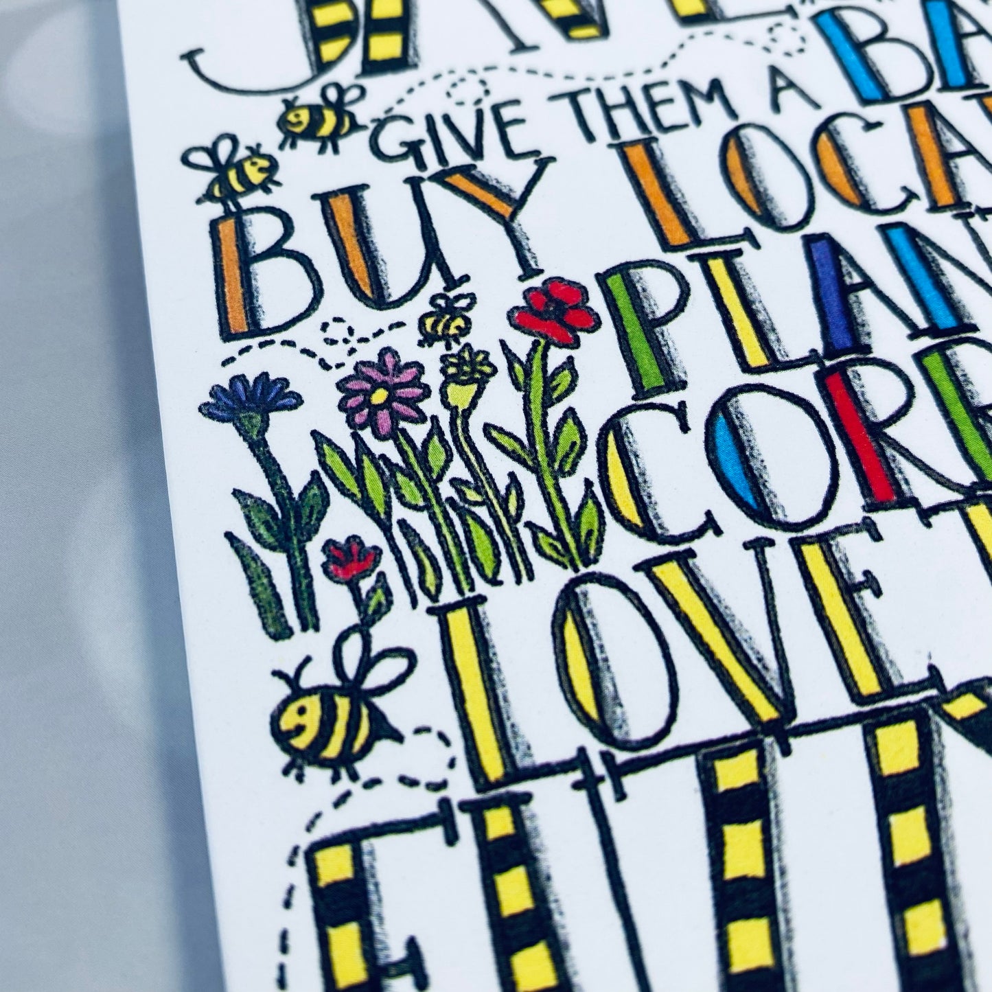 Save the Bees Card | Beekeeper  Cards