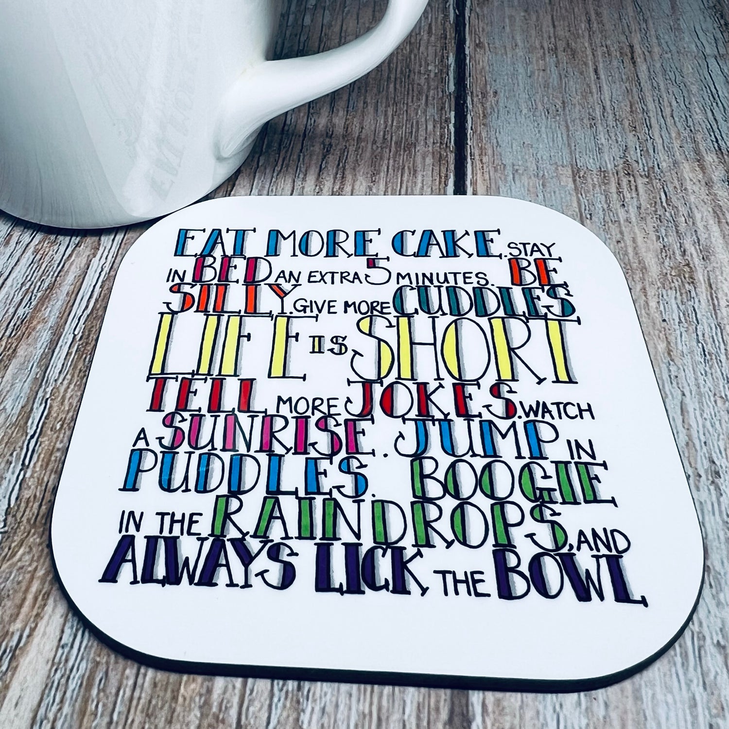 handmade birthday cake card