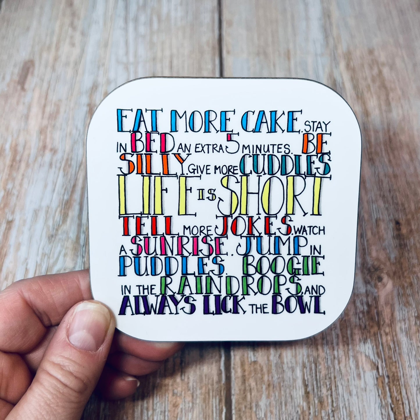 handmade birthday cake card