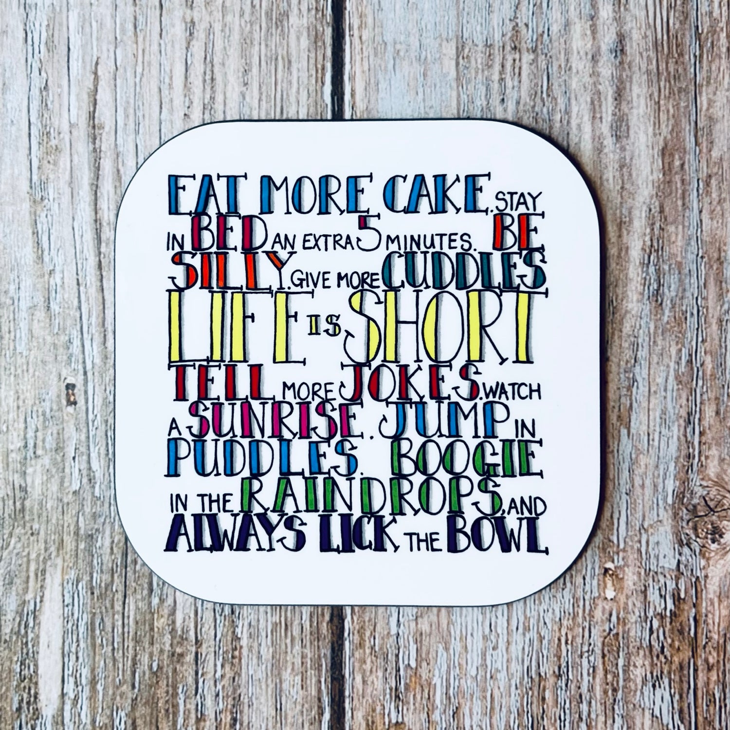 handmade birthday cake card