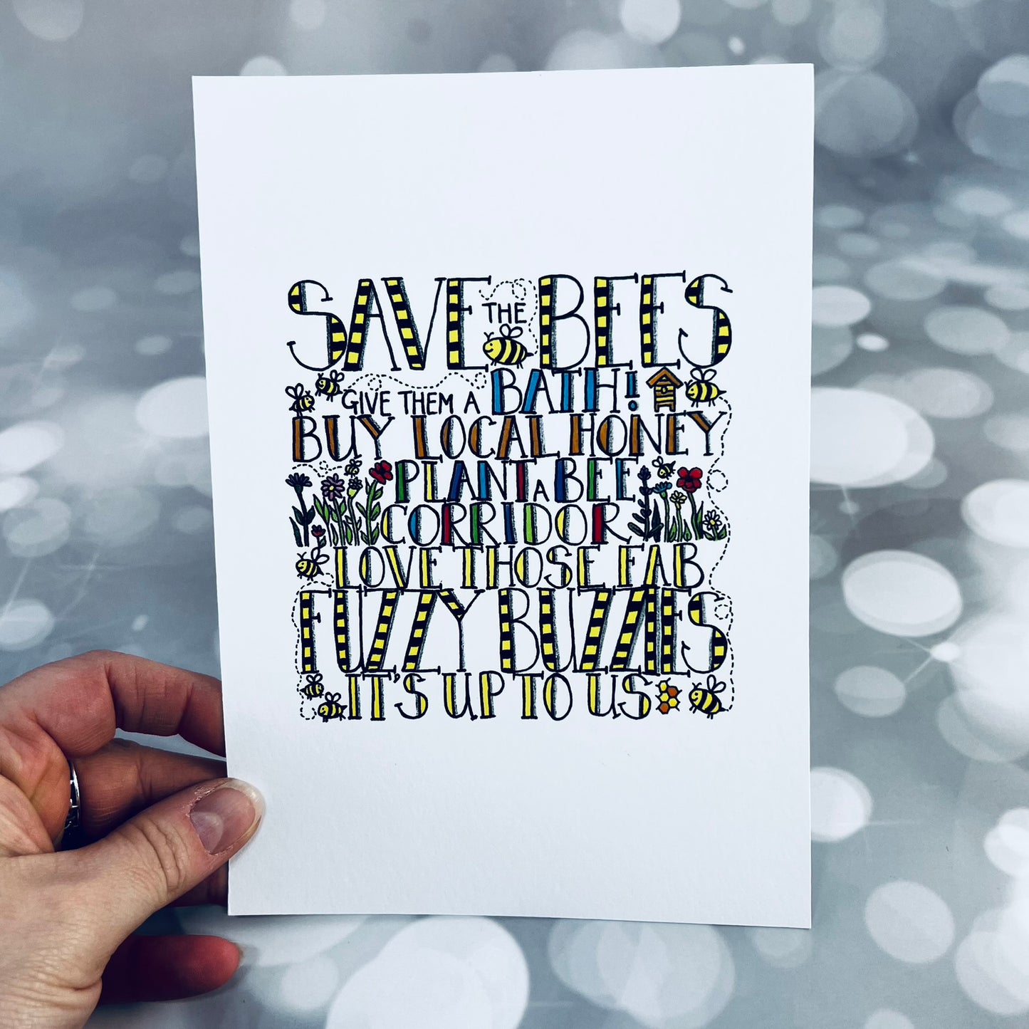 Save the Bees Card | Beekeeper  Cards