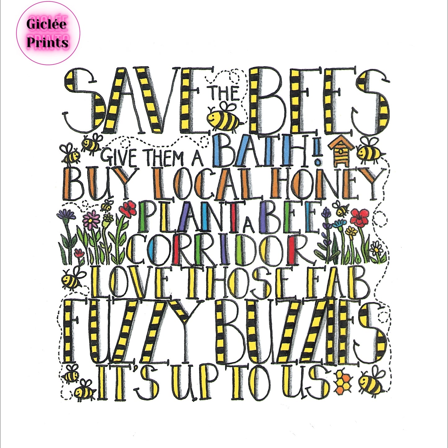 Save the Bees Card | Beekeeper  Cards