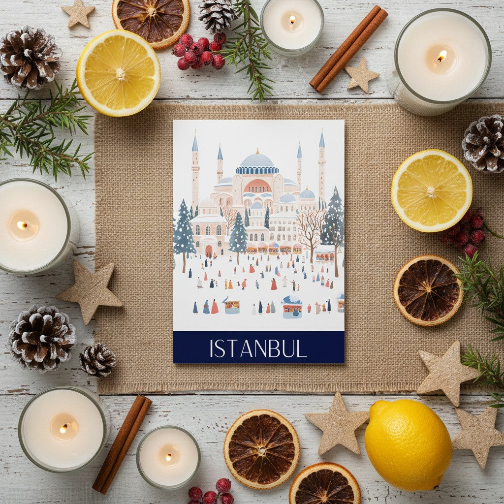Lisbon's Festive Spirit - Christmas Card Greeting