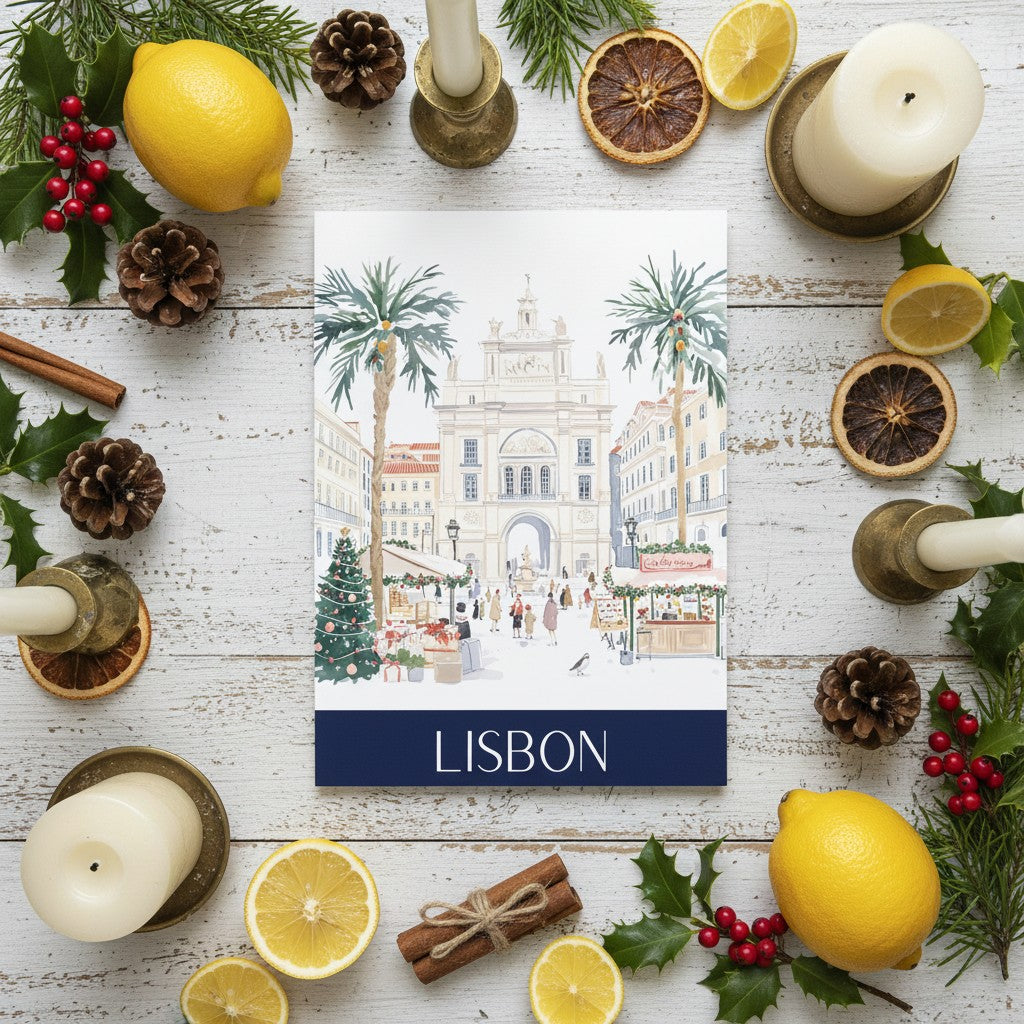 Lisbon's Festive Spirit - Christmas Card Greeting