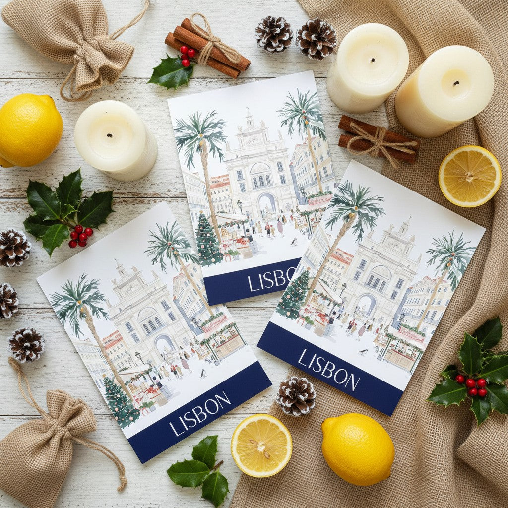 Lisbon's Festive Spirit - Christmas Card Greeting