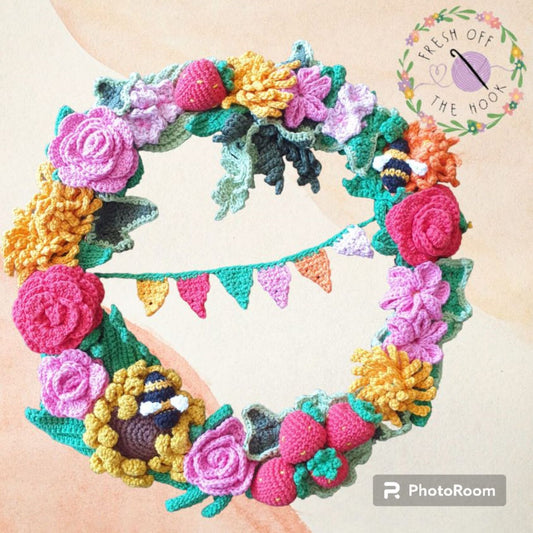 Crochet Wreath  | Summer House Design Ideas